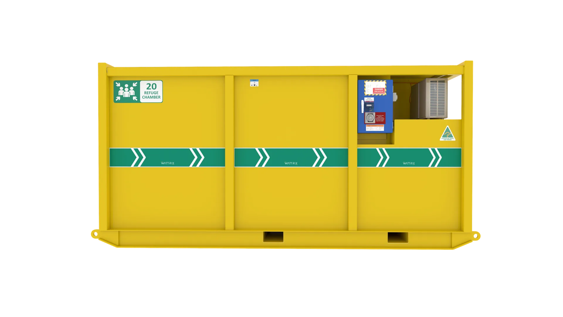 Wattrix RC20 refuge chamber render