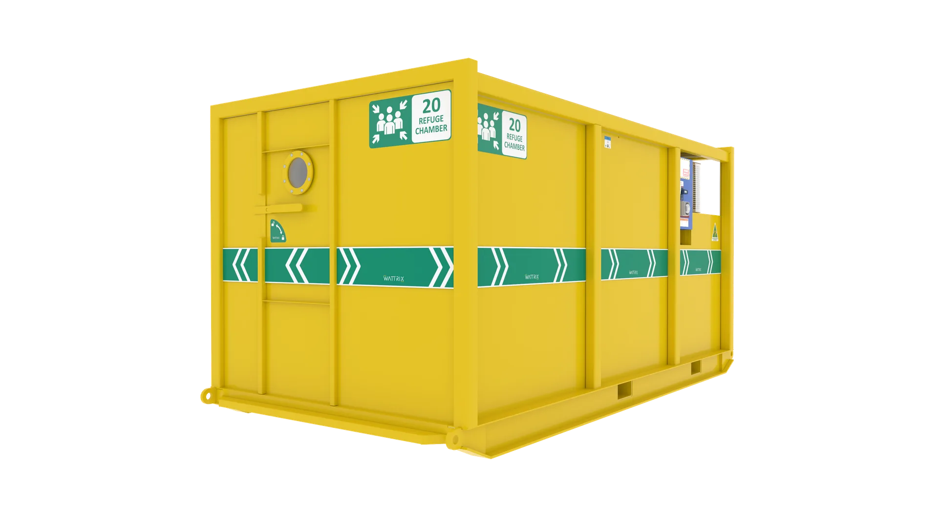 Wattrix RC20 refuge chamber render
